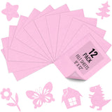 12PCS Light Pink Felt Fabric Sheets 9 x 12 - 1.6mm Thick Soft Felt for Craft Sewing DIY Patchwork Art Projects Decorations