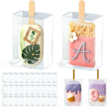 VGOODALL 30PCS Rice Krispie Treat Boxes with Hole, Individual Cakesicle Candy Boxes, for Wedding Birthday Party Favors Supply (3