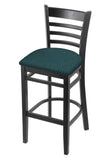 3140 25 Counter Stool with Black Finish and Graph Tidal Seat