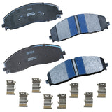 Bendix Premium SBM1680 Semi-Metallic Front Brake Pads compatible with Ford F-250 Super Duty 2022-2013, F-250 Super Duty 2024, F-