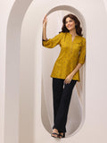 Libas Women'S Viscose Rayon Straight Kurtis (29353O_Mustard_M)