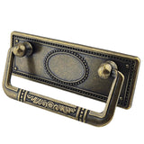 MuDuJia 6 Pack 2 1/2 Antique Bronze Bail Drawer Pull Hanging Pulls Drop Swing Handles Cabinet Knob Hardware 64 mm 2.5Inches Cent