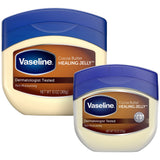 Vaseline Cocoa Butter Healing Jelly, 2-Size Variety Bundle - #1 Dermatologist-Recommended Skin Protectant, Healing Ointment for
