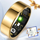 Kuxlagz Smart Ring Health Tracker for Women Men, Sleep Tracker with Heart Rate,SPO2,Blood Pressure, Fitness Ring for Activity Mo