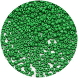 Bala&Fillic Green Color 4mm Seed Beads About 1200pcs/100Grams in Bag, 6/0 Glass Craft Beads for Making Bracelet and Necklace (Gr