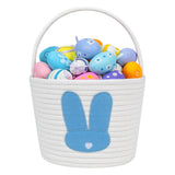 CubesLand Empty Easter Basket,Easter Baskets for Kids,Girls,Boys,Toddler,Easter Bunny Baskets Easter Egg Hunt Bucket,Baby First