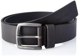 Peter England Men Black Solid Genuine Leather Belt