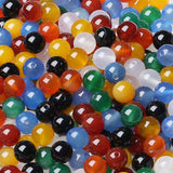 LAIDANLA Colorful 6mm Natural Stone Beads Round Loose Gemstone Stone Beads for DIY Bracelet Necklace Earrings Jewelry Making Pol