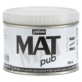 Pebeo Mat Pub, extra fine, 500 ml Acrylic Paint, Permanent White