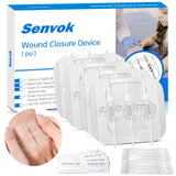 Wound Closure Strips - 4 Pcs Butterfly Bandaids Extra Large Emergency Laceration Closures Kits Bandages for Big Wound Care, Hosp