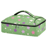 SyXIOP Insulated Casserole Carrier Bag Lovely Colorful Stars