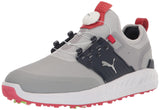 PUMA Men's Ignite Articulate Disc Golf Shoe, High Rise Silver-Navy Blazer, 8.5