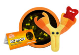 GIANTmicrobes Antibody Plush - Educational Get Well Gift, Makes Science Fun, includes Removable Antigen and Information Card, He
