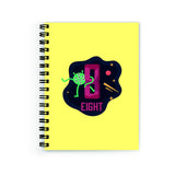Plan To Gift Notebook Unruled Lucky Number 8 Notebook Wire Bound Spiral Printed Pages:160 (Size A5)