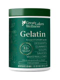 Great Lakes Wellness Beef Gelatin Powder for Culinary Needs - Perfect for Gummies, Marshmallows, Desserts and more - Unflavored