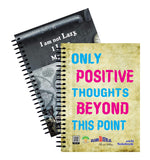 Amblitz 5 Subject Spiral Notebook - 200 Pages, Ruled (A5 Size, Pack Of 2, 0721)