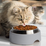 CatGuru Food Table for Cat Bowl, Non Slip Pet Feeding Station for Cat Food Bowls, Raised Stand for Food and Water Cats Bowls, El