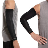 Copper Compression Arm Sleeve - Copper Infused Full Arm Brace for Forearm, Bicep, Triceps - Tennis Elbow, Basketball, Golf, Arth