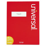 Universal UNV80003 1.33 in. x 4 in. Inkjet/Laser Labels White (3500/Box)
