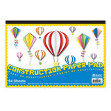 BAZIC 64 Ct. 6 X 9 Mini Construction Paper Pad
