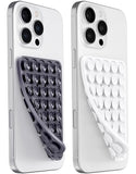 JingJinYY Anteel 2 Pack Double Sided Silicone Suction Cup Phone Case Mount, Hands-Free Strong Grip Silicon Phone Holder for Self