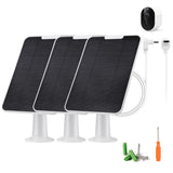 Solar Panel Charger Compatible with Arlo Pro 6/6 XL, 6V 5W Solar Panel for Arlo Pro Security Camera 2K HDR (6th Gen, 2025 Releas