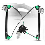YHTAUTO Front Passenger Side Power Window Regulator with 2-Pin Motor Assembly Compatible with Chevrolet Corvette 1997-2004, Conv