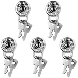 10 Pack Mini Diary Padlock, Small Locks with Keys, Tiny Luggage Locks for Travel, Journal, Jewelry, Backpack, Boxes (Circle, 10)