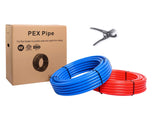 EFIELD 3/4 inch 200 ft Pex-B Pipe/Tubing,NSF Certified For Potable Water, Hot/Cold Water, Blue & Red 2 x 100 ft Rolls 200 ft Len