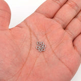 THREENEST 1000PCS 4mm 1mm Thickness 18 Gauge Stainless Steel Jump Rings, Unwelded Metal Round O Rings for Necklace Bracelet Keyc