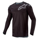 Alpinestars 3762324-10-M: Racer Graphite Jersey Black Md