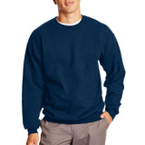 Hanes Men'S Ultimate Cotton Heavyweight, Navy, Large