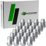 DPAccessories Chrome 1/2-20 Lug Nuts | Closed End Bulge Acorn | 36mm (1.4) Tall | 19mm (3/4) Hex | Set of 24 | D3112-HT-2305/24