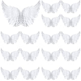 3D Plastic Angel Wings for Crafts Christmas Tree Ornaments White Feathers Costume Mini Wings Decor for DIY Crafts Accessories Ch