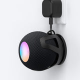 HomeMount Homepod Mini Mount - Wall Mount with Cable Management for Space Saving & Secure Placement - Black