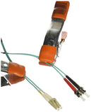 Addon 2M St To Lc Aqua Om3 Duplex Ofnr (RiserRated) Fiber Patch Cable