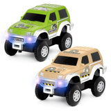 JITTERYGIT Replacement Cars for Tracks - Extra Race Car Accessories for Dinosaur Race Track & Train Toy Gift - Compatible with M