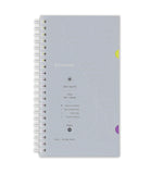 FasNote Basic II Spiral Notebook, Blank + Ruled, 100 GSM, Sprout & Violet