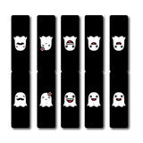 woopme Set of 5 Cute Ghost Magnetic Bookmark for Book Lovers Readers Students Gift Magnetic Page Clips Folding
