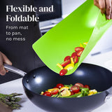 Bamboo Cutting Board Set with Holder & 6 Mats