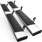 AUTOSAVER88 6 inches Running Boards Compatible with 2007-2021 Toyota Tundra Double Cab(2 Half-Size Rear Doors), Side Steps Nerf