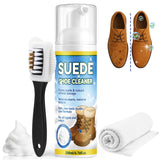 AstraVox Multipurpose Suede Shoe Cleaner Kit, Sneaker Cleaner with Brush and Towel, Suitable for Suede, Leather, Nubuck (200ml)