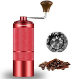 NewlukPro M6 Manual Coffee Grinder,Beautiful Design for Women,Smooth Grinding & Labor Saving,Portable Mini Hand Coffee Grinder f