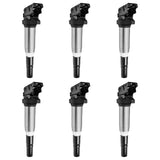 ENA Set of 6 Ignition Coil Pack Compatible with BMW 128i 135i 323i 325i 330i 335i 525i 528i 550i 650i M5 M6 X3 X5 X6 Z4 Z8 2.5L