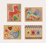 S&S Worldwide Mexican Bark Painting Craft Kit (Pack of 24)