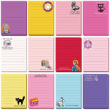Saypacck 12 Pcs Funny Sticky Notes for Work 4x3 Inches Sarcastic Self Adhesive Notepads Novelty Memo Note Pads for Office Cowork
