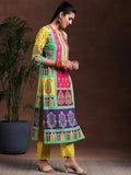 Libas Women'S Poly Crepe Kurta Set (36956 Multicolour Xl