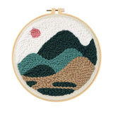 ZuoAnLF Punch Needle Kit,Punch Needle for Beginners with Kids and Adults,Punch Needle Supplies for Household Decoration Gifts wi