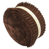 21/2in Strips Roll Up Kona Solids Coffee Color 40Pcs