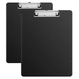 Amazon Basics Sturdy Plastic Clipboards, Low Profile Clip, Lightweight Versatile Office Supplies for Classrooms, Restaurants, Do